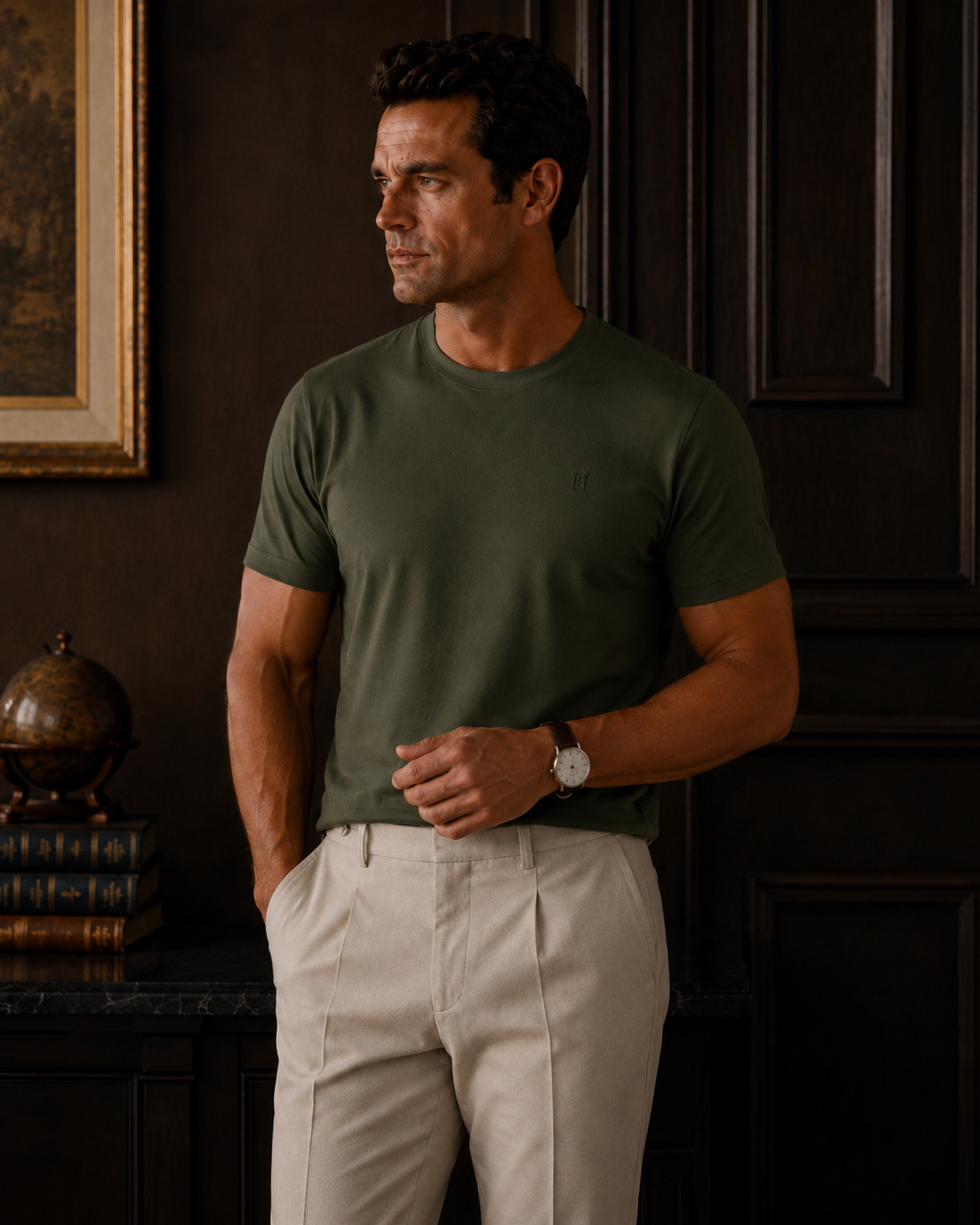 Hereto Classic Tee Moss — foto 3